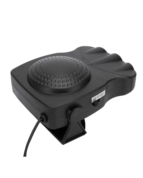 Ön Cam Buz Çözücü ve Fan | 12V Araç İçi Isıtıcı, Full Havalandırmalı, ABS Gövdeli - Resim 2