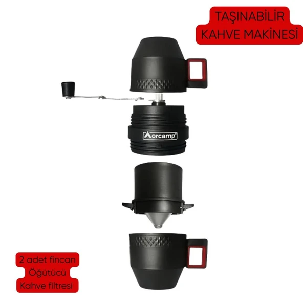 Kahve Tutkunlarına Özel 3’lü Kamp Hediye Seti - Resim 4