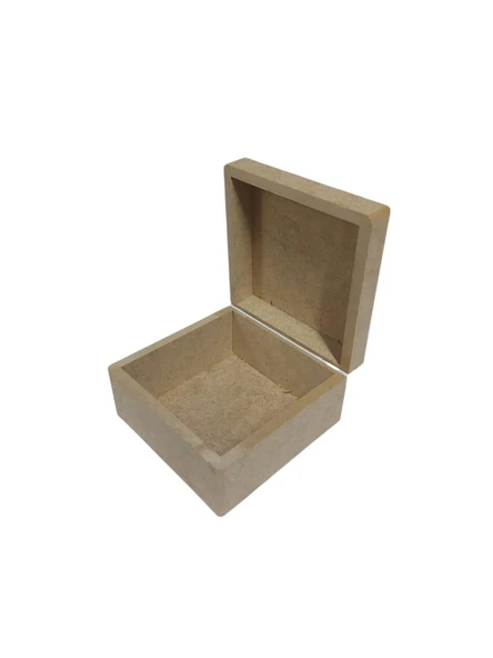 Ahşap Kare Kutu 10x10cm ürün görseli