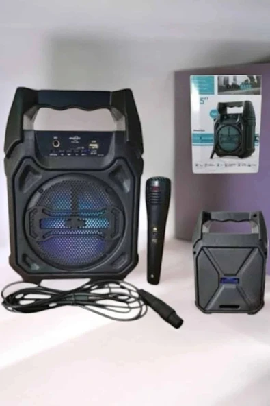 Güçlü ve Şarj Edilebilir Bluetooth Hoparlör 6.5 İnç - Resim 2