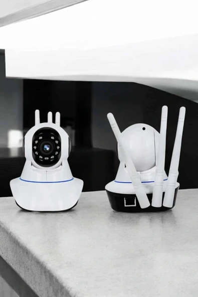 Wifi Kamera Ev Kamerası Gece Görüşlü Kablosuz Bebek Izleme Kamerası - Resim 3