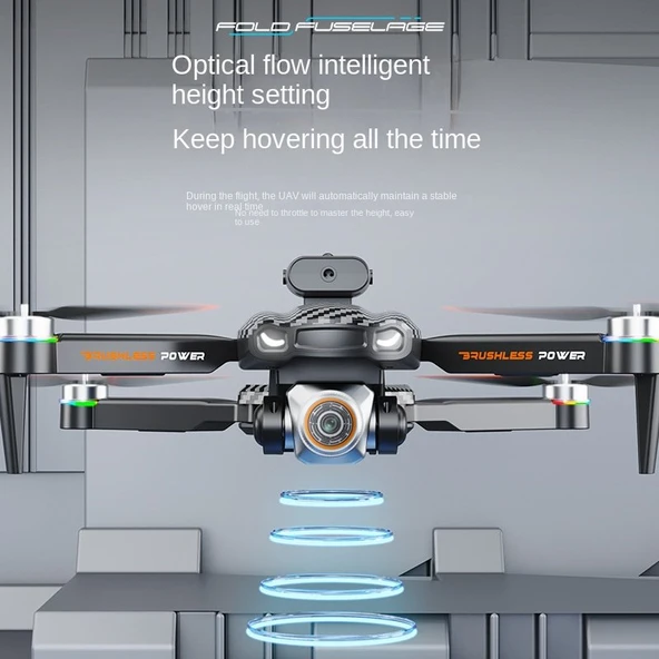 Çeşithane 9 Pro 4K Kamera Drone – Uzaktan Kumandalı Mini Quadcopter, Çocuklar İçin Uygun, Katlanabilir RC Drone, Hafif & Taşınabilir Tasarım - Resim 3