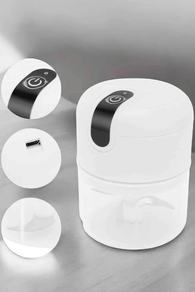 El Rondosu Mini Şarjlı Doğrayıcı Taşınabilir 250 ml - Resim 4