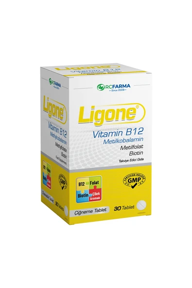 Ligone Vitamin B12 30 Çiğneme Tablet ürün görseli