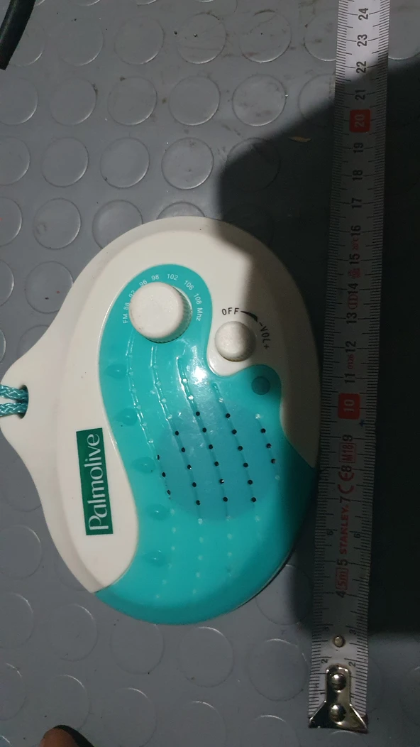 Banyo radyo ikinci el sağlam temiz - Resim 3