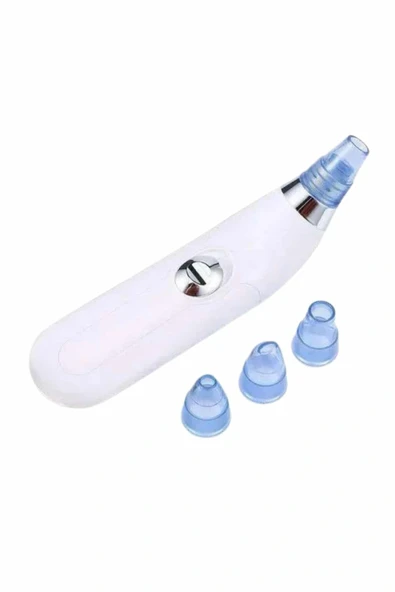 4 Başlıklı Pilli Vakumlu Siyah Nokta Temizleyici Akne Ve Sivilce Önleyici - Resim 3