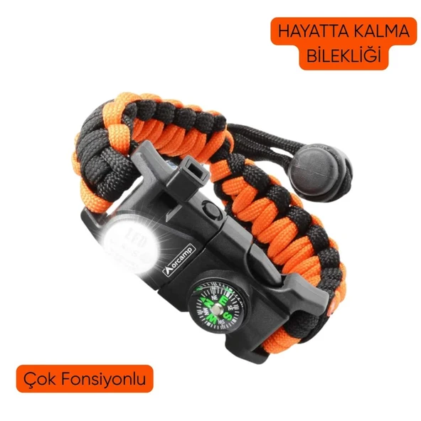 Doğaseverlere Özel 4’lü Kampçı Hayatta Kalma Seti - Resim 5