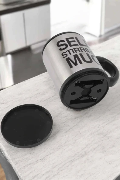 Mikser Kupa Yazılı Mug Bardak Karıştırma Özelliği - Resim 6