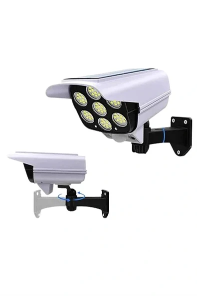 Kamera Görünümlü Led Lamba Dönebilen Bahçe Aydınlatması Duvar Lambası - Resim 3