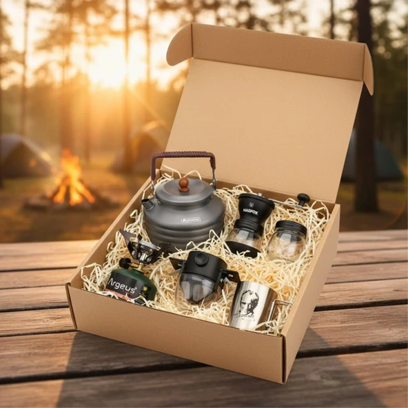 Kahve Tutkunlarına Özel 5’li Kamp Hediye Seti ürün görseli 1