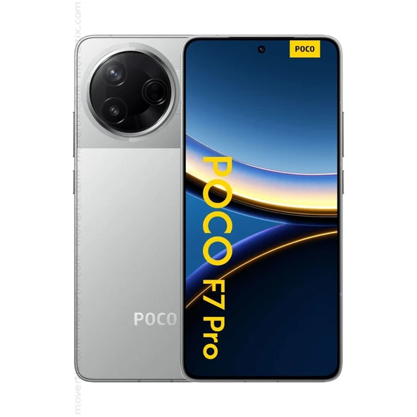 POCO F7 Pro 512 GB 12 GB Ram (Poco Türkiye Garantili) Gümüş ürün görseli