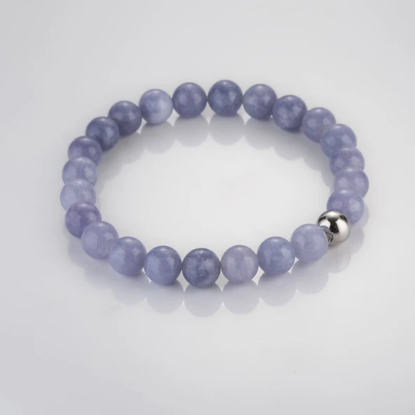 MK TASARIM Gerçek Mor Kuvars Bileklik MKT.2.10001 - Resim 2