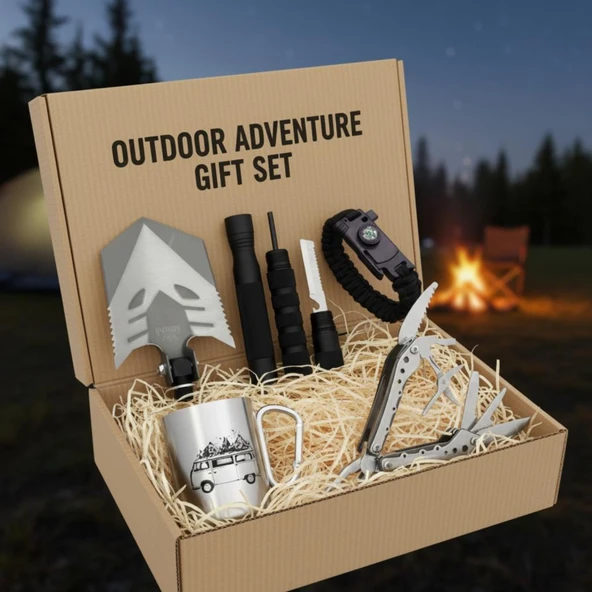 Dağcılar ve Kampçılar İçin 4’lü Outdoor Macera Seti ürün görseli 1