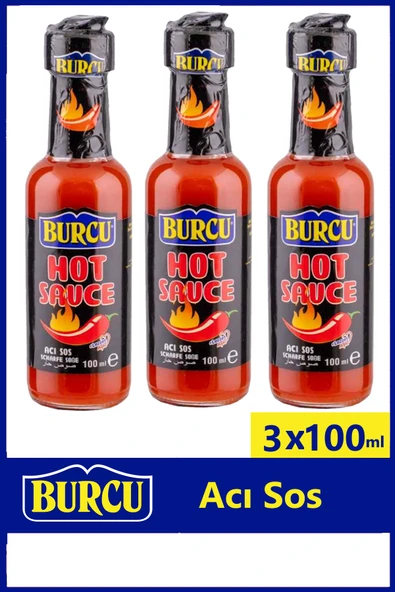 Burcu Acı Sos 100 ml x 3 Adet ürün görseli