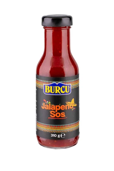 Burcu Jalapeno Sos Cam Kavanoz 310 gr x 3 Adet - Resim 2