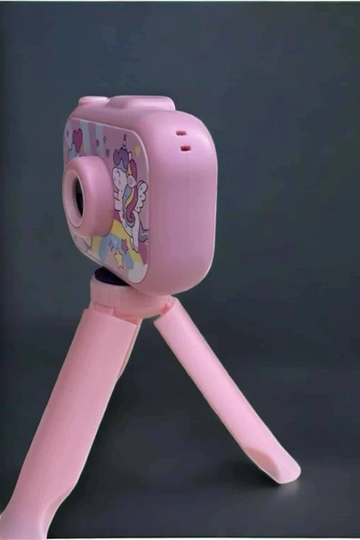 Ayaklı Mini Fotoğraf Makinesi Çocuk Için Eğitici Video Kamera - Resim 5