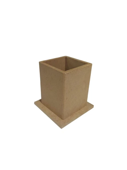 Ahşap Kalemlik Kutu 9,5x9cm ürün görseli