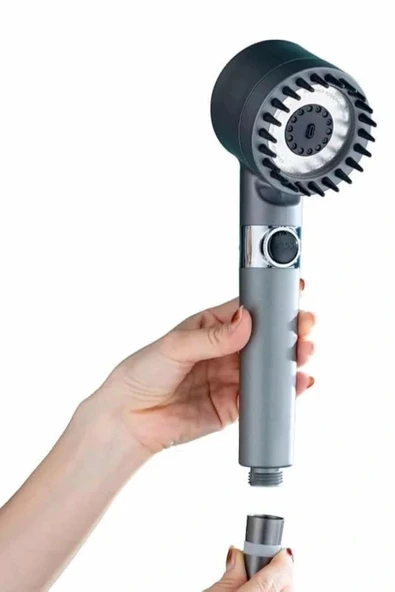 Yeni Nesil Masaj Etkili Duş Başlığı Su Basınçlı Tazyikli Özel - Resim 2