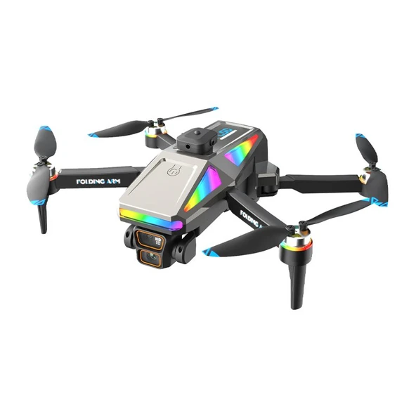 Çeşithane S5 4K Drone – 4.3” Ekranlı Uzaktan Kumanda, Çift Kameralı, Katlanabilir Fırçasız Motorlu, Engel Kaçınma Sensörlü Profesyonel Quadcopter ürün görseli 1