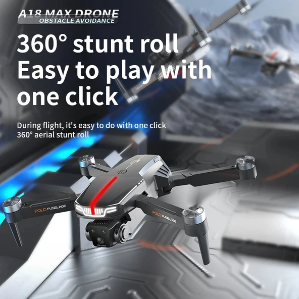 Çeşithane C13S HD Kamera Drone – Fırçasız Motorlu, Optik Akış Sabitleme, GPS Destekli, LED Işıklı Katlanabilir Profesyonel Quadcopter Drone - Resim 4