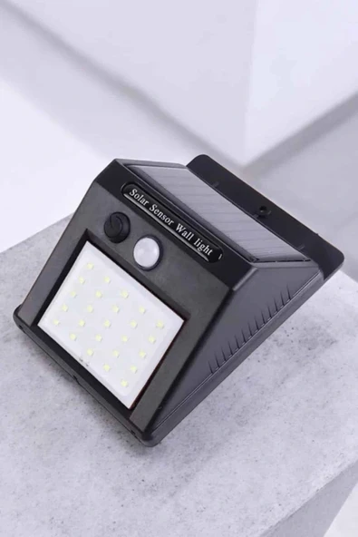 Güneş Enerjili Bahçe Lambası Solar Gece Aydınlatma Sensörlü Lamba - Resim 4