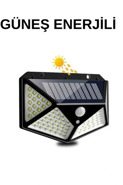 Bahçe Lambası Bahçe Aydınlatma Sensörlü Suya Dayanıklı 100 Led - Resim 6