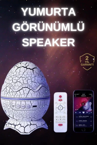 Dinozor Speaker Renk Değiştirme Projeksiyon Modu Bluetooth Hoparlör Gece Lambası ürün görseli
