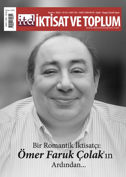 İktisat ve Toplum Dergi 181.Sayı Kasım 2025 ürün görseli