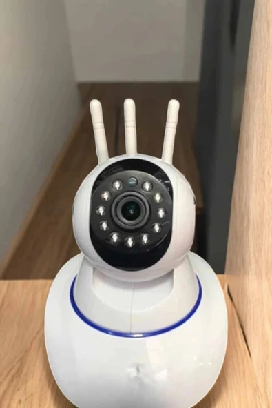 Wifi Kamerası Çift Yönlü Bebek Güvenlik Kamerası Gece Görüşlü - Resim 3