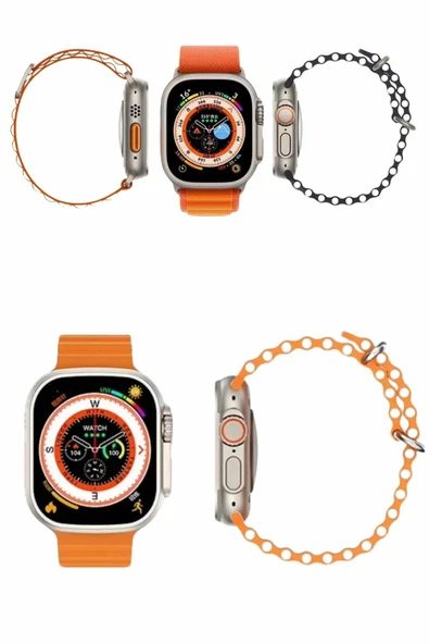 Akıllı Saat Android ve İOS Uyumlu 49 MM NFC Özelliği GPS Takibi - Resim 4