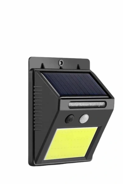 Güneş Enerjili Sensörlü Duvar Lambası Bahçe Lamba Suya Dayanıklı Bahçe Aydınlatma - Resim 5