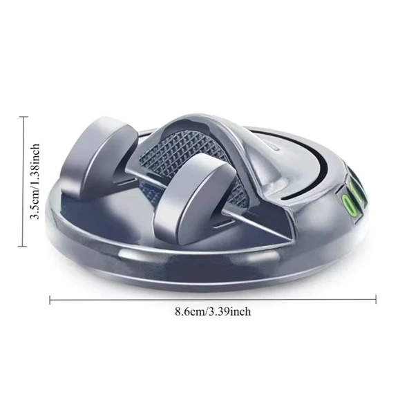 BUFFER® Numaratörlü Güçlü Yapışkanlı 360 Derece Dönebilen Su Geçirmez Araç İçi Telefon Tutucu Plastik Aparat - Resim 5