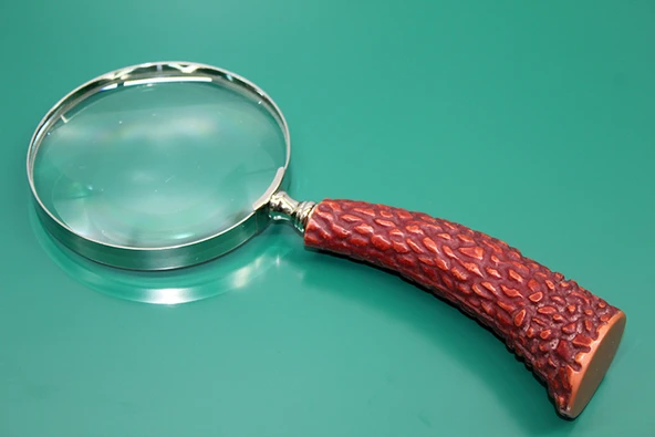 Boynuz Pirinç Büyüteç Model 4 ürün görseli 1