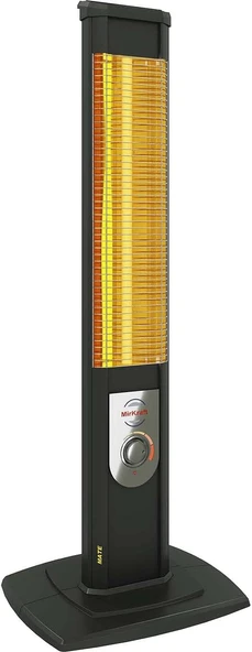 Mirkraft Mate - 2500 W - Kule Tip - Elektrikli Isıtıcı - Karbon Isıtıcı - Balkon Isıtıcı - Elektrikli Soba (Antrasit) ürün görseli