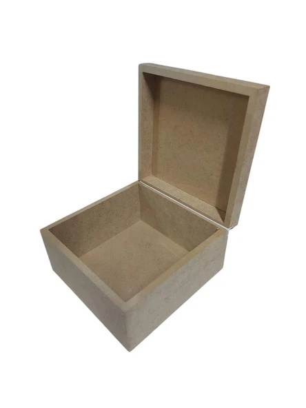 Ahşap Kare Kutu 13x13cm ürün görseli