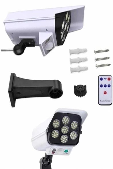 Bahçe Aydınlatması Hareket Sensörlü Led Aydınlatma Kamera Görünümlü - Resim 4