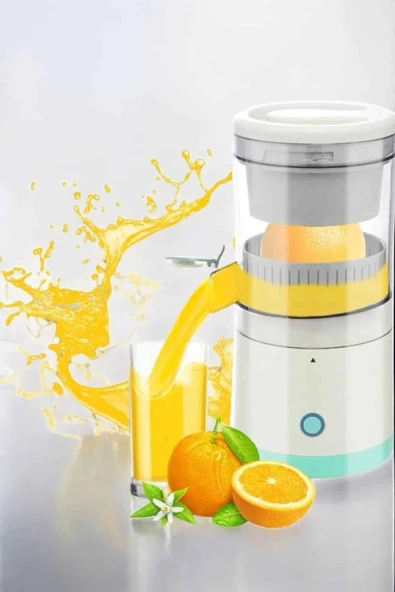 Meyve Sıkacağı USB Şarjlı Taşınabilir Çift Bıçaklı Güvenlik Kilidi - Resim 5