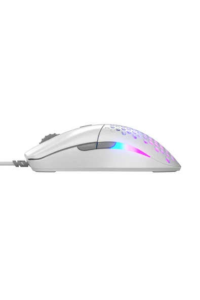 Glorious Model O Eternal Rgb Kablolu Gaming Mouse - 55G Ağırlık - Rgb - 6 Tuş - 12K Dpı - Beyaz - Resim 5