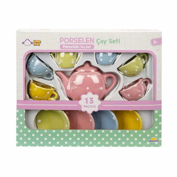 1501 Porselen Çay Seti 13 Parça -Sunman - Resim 4