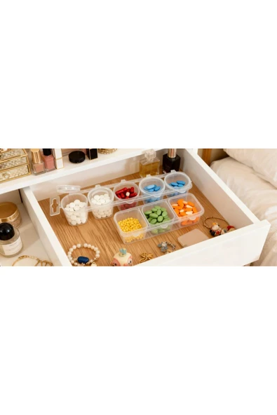 Ark Çok Amaçlı Karıştırma Saklama Boya ve Hobi Kabı 25 ml. 4 Adet ürün görseli