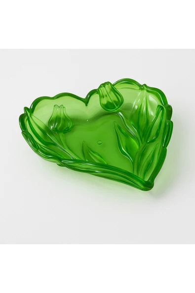 Ark Plastik Tabak Kalp Şeklinde 15 cm - Resim 2