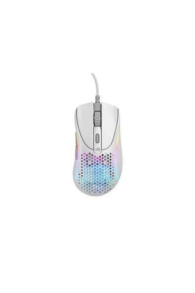 Glorious Model D 2 Kablolu RGB Ergonomik Gaming Mouse 26K DPI 58g – Mat Beyaz ürün görseli 1