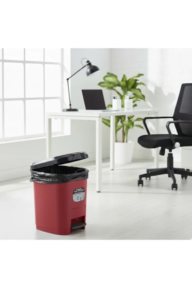 Ark Pedallı Plastik 20 Lt Çöp Kutusu ürün görseli