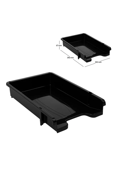 Ark Plastik Evrak Rafı Tekli - Resim 2