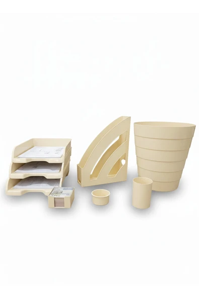 Ark Ofis Seti Masaüstü Organizer 9 Parça - Resim 2