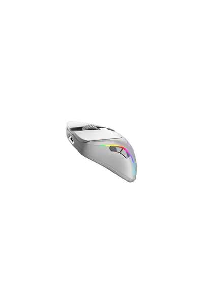 Glorious Model D 2 Kablosuz RGB Ergonomik Gaming Mouse 26K DPI 66 g – Mat Beyaz - Resim 5