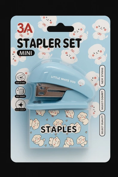 3A Pastel Renkli Mini Zımba ürün görseli