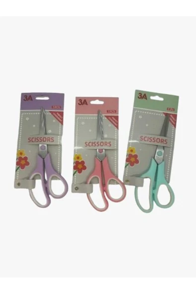 3A Pastel Renkli Makas 7,5 inch (19 cm) ürün görseli