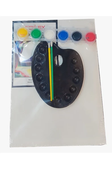 Ark Tuval Boyama Seti 25x35 cm 6 Renk - Resim 2