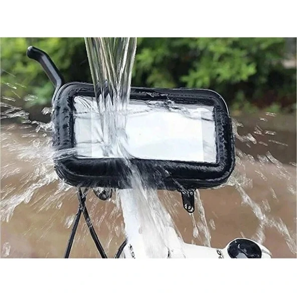 Su Geçirmez Motosiklet Telefon Tutucu - Resim 3